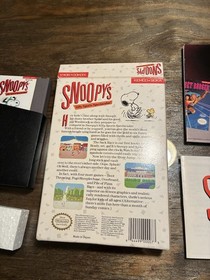 Snoopy's Silly Sports Spectacular Nintendo NES CIB Clean Box/Manual/Foam/ Insert