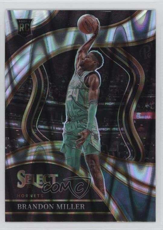 2023-24 Panini Select Courtside Tectonic Prizm Brandon Miller #286 19fe