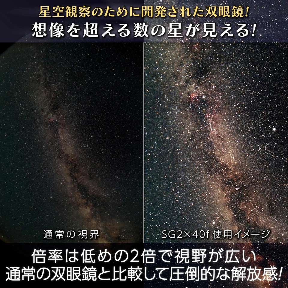 Vixen Constellation Starry Sky Binoculars SG2x40f 19174 - Image 2 of 4