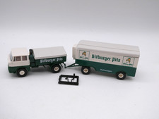 1:87 Brekina    Henschel mit Kühlwagen Anhänger - Bitburger Pils   /  OVP