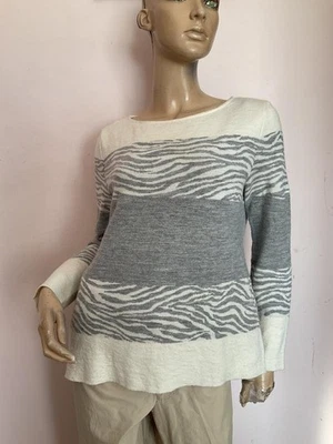 Women Maria Bellentani Sweater Grey Acrylic 36 - Bild 1 von 4