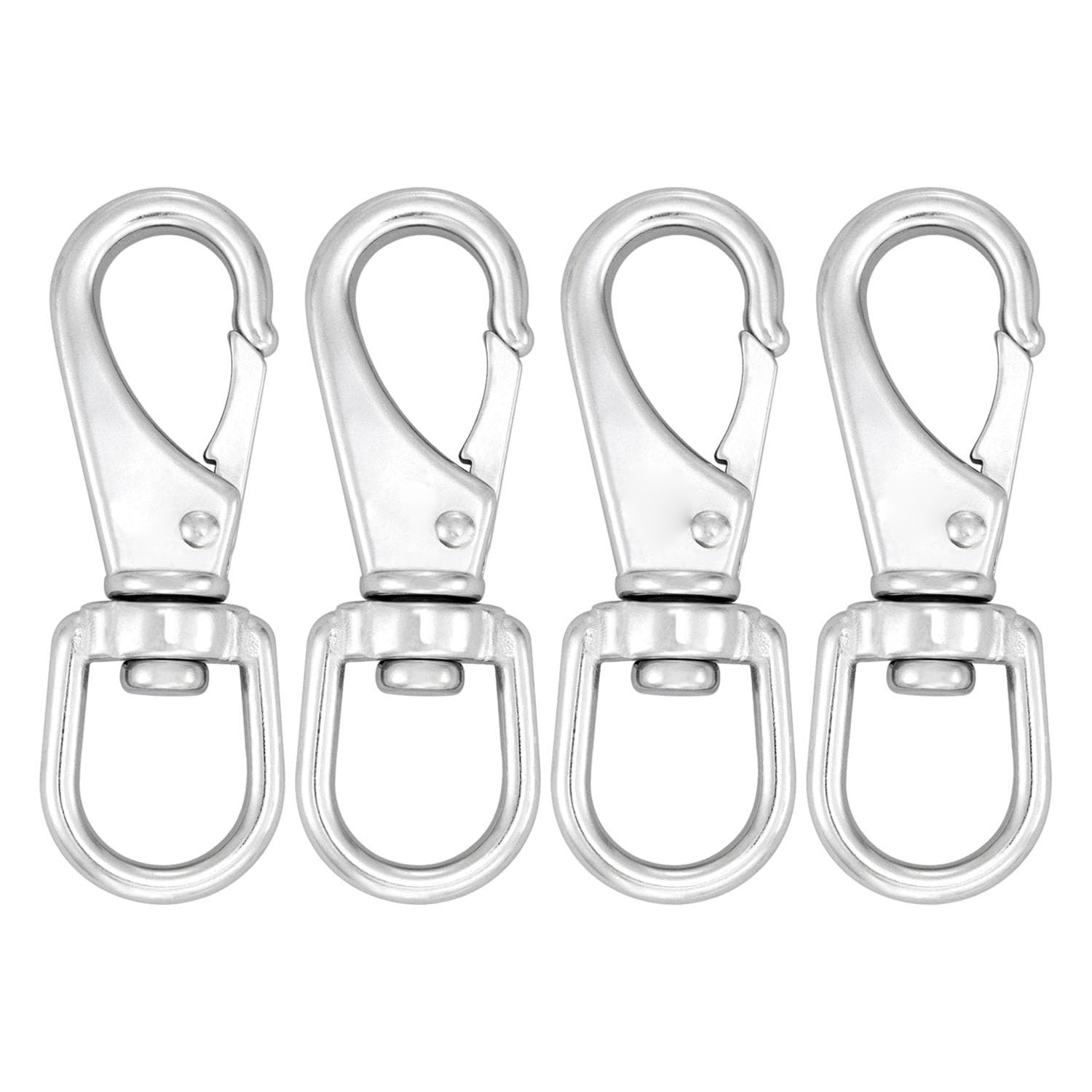 Flag Pole Clips 3.5 Inch, Swivel Snap Hooks For Ropes, Boat 