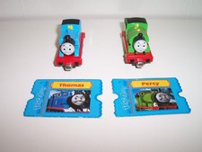 Thomas  Percy Train Lot Take Along Diecast Learning Curve with Collector Cards 