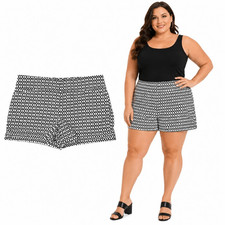 Calvin Klein Pattern Shorts Womens 14