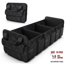 Trunk Organizer for SUV Foldable Car Organizers and Storage X-Large Black