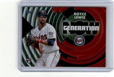 2022 Topps Update #GN-78 Royce Lewis Black Generation Now /299 RC Twins Rookie