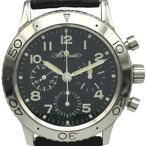 Breguet XX 3800ST/92/9W6 39mm SS Black Dial Automatic Watch 2000 #OKW502