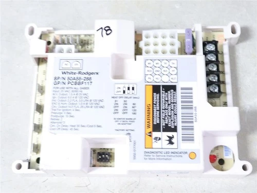 White Rodgers 50A55-288 Amana PCBBF117 Furnace Control Circuit Board #78