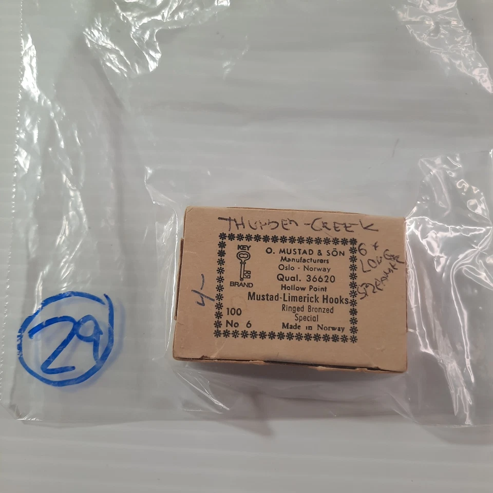 51 ganchos para atar moscas Mustad 36620 #6 Streamer ojo recto código 29 Foto 2 de 2
