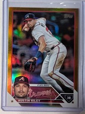 2023 Topps #660 Austin Riley Gold Foil