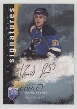 2007-08 Upper Deck Be a Player Signatures David Perron #S-PD Auto 1e15