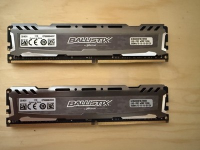Ballistix Sport LT 16GB (2x8gb) DDR4 2400 (PC4 19200) Memory Model BLS8G4D240FSB