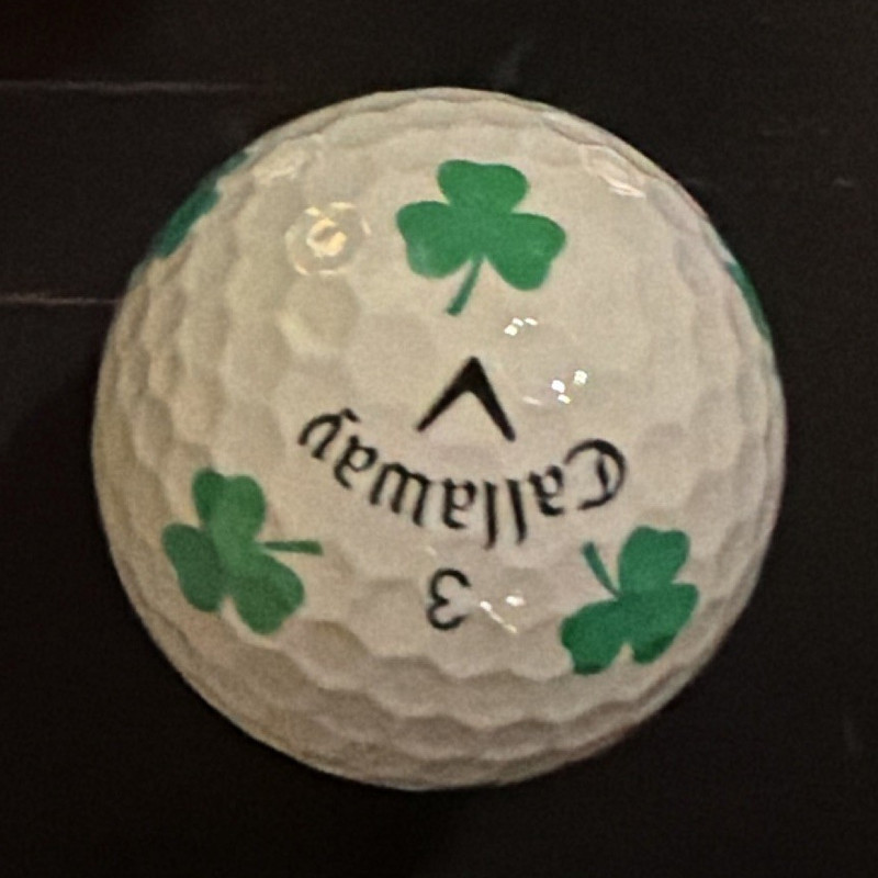 Callaway Shamrock Truvis Tour Preferred Golf Ball White/Green #3