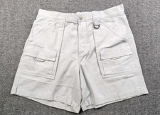 Columbia Mens Shorts Large Beige PFG Performance Fishing Gear Hiking Camping