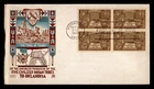 DR WHO 1948 FDC INDIAN TRIBE CENTENNIAL BLOCK STAEHLE/CACHET CRAFT M75644