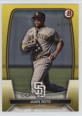 2023 Bowman Yellow /75 Juan Soto #52 0i7l