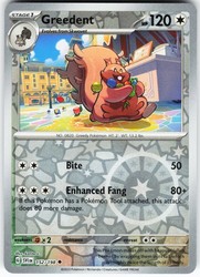 Greedent 152/198 Reverse Holo Uncommon Scarlet & Violet Base Set