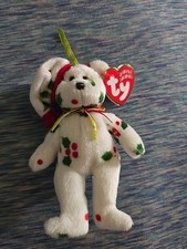 TY Jingle Beanie Christmas Ornament 1998 Holiday Teddy Bear VINTAGE NEW with TAG
