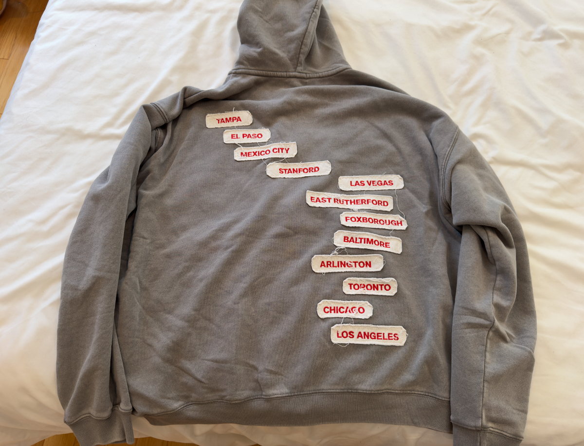 BTS World Tour USA Exclusive Arirang Zip Up Hoodie Size L | eBay