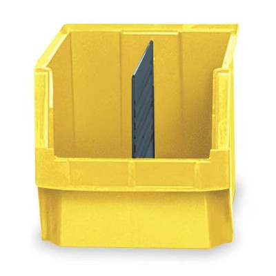 Quantum Storage Systems Qms533yl Storage Bin, Polyethylene, Yellow, 11 7/8 In