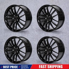 4pcs 19x8 Black Alloy Wheel Replacement For Toyota Camry 2018-2024 Rim 75222