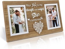 ZEEYUAN 6x4 Photo Frames Multiple Pictures Wedding I Love you Photo Frame Gift f