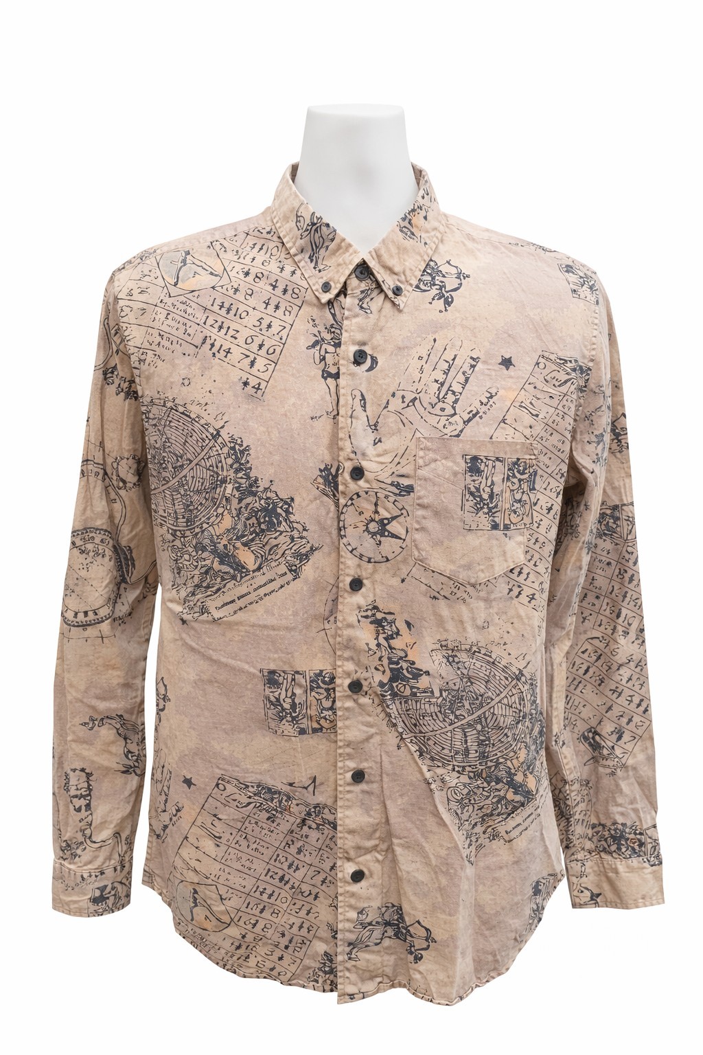 FW13 Supreme Occult Shirt Tan Size M