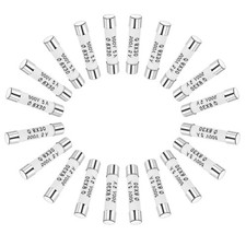 Ceramic Cartridge Fuses 5A 500V 6x30mm Fast Blow for Energy Saving Lamp 20pcs