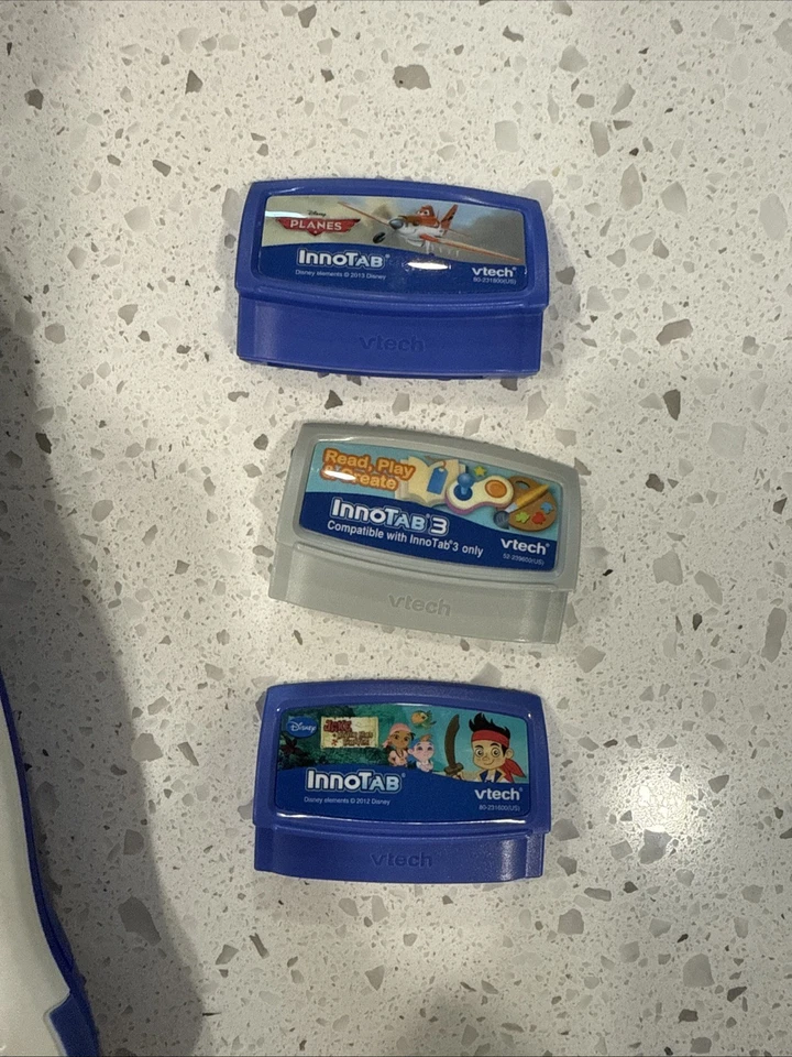 Tested Vtech Innotab 3 Tablet Game Cartridge Case and Power Supply With 3 Games! - Image 4 of 4