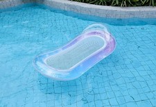 Inflatable Water Hammock Float Bed Swim Ring Tube Pool Mattress Sleeping Beach