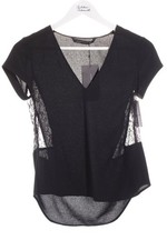 ZARA WOMAN T-shirt Donna Camicia Taglia IT 38 nero elegante