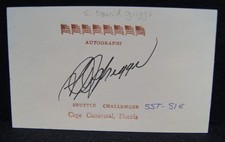 S. DAVID GRIGGS coupe dédicacée PSA/ADN astronaute