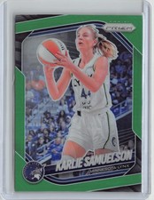 2025 Panini Prizm WNBA #102 Karlie Samuelson Green Prizms