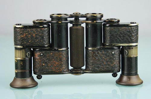 WWI Negretti & Zambra "The Folding Minim" Binoculars Serial No 2543