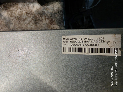3x Used Bitmain Antminer APW8 DR5 Power Supply Unit PSU 8V-9.2V Working