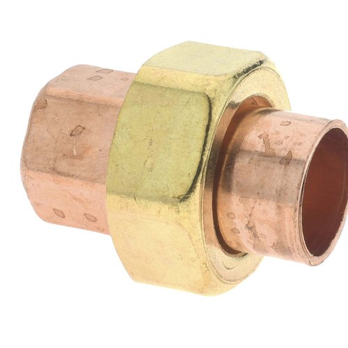 Mueller Industries W 08003 Copper Pipe Union 1/2" C x C