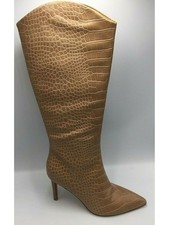 NINE WEST Womens Brown Snake Print Comfort Erli Stiletto Heeled Boots 6.5 M