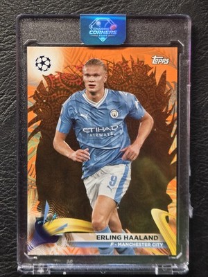 2023-24 Topps UEFA Brazil Carnaval Erling Haaland #51 Orange Samba /25 NM-M