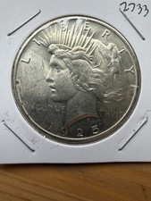 1925 Peace Dollar - Unc - As Shown! (#2733)