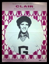 Sheet Music CLAIR featured by GILBERT O'SULLIVAN &copy;1972