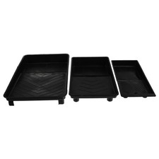  3 Pcs Large Capacity Paint Container Plastic Tray Gouache Pigment