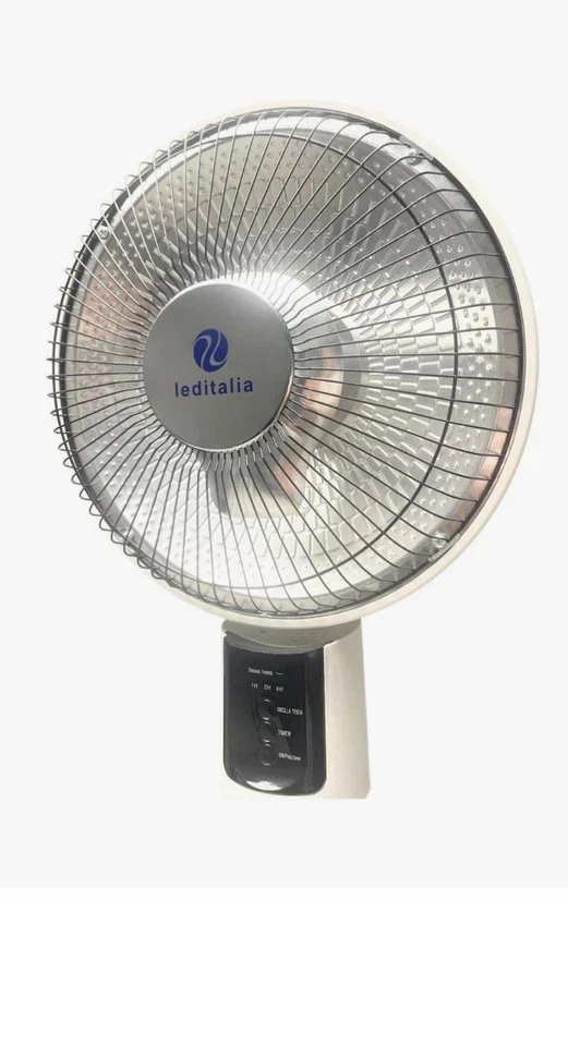 STUFA AL CARBONIO CON TELECOMANDO VENTILATORE AD ARIA CALDA OSCILLANTE - Immagine 3 di 4