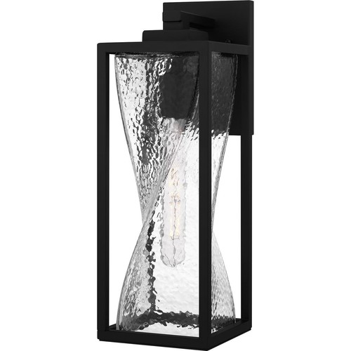 Quoizel Zarah Outdoor Wall Lantern, Medium ZAR8406MBK - Open Box