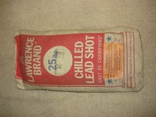 Lawrence Brand Chilled Lead Shot 25 lb Bag No.2 Shot Full Bag NEVER OPENED