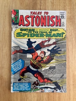 TALES TO ASTONISH #57 *1964 Spider-Man Key!* (Lower Grade, But Not Bad...Read)