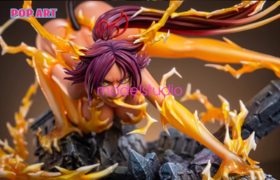 Shihouin Yoruichi スタチュー ガレージキット Customized YYGK Studio BLEACH Shihouin Yoruichi 1/6 Resin Figure