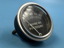 Vintage 2 14 Engine Oil Pressure Gauge