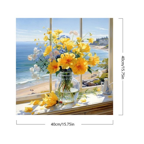 Kit de pintura por números sobre lienzo hágalo usted mismo arte al óleo paisaje decoración de pared del hogar. - Imagen 3 de 11