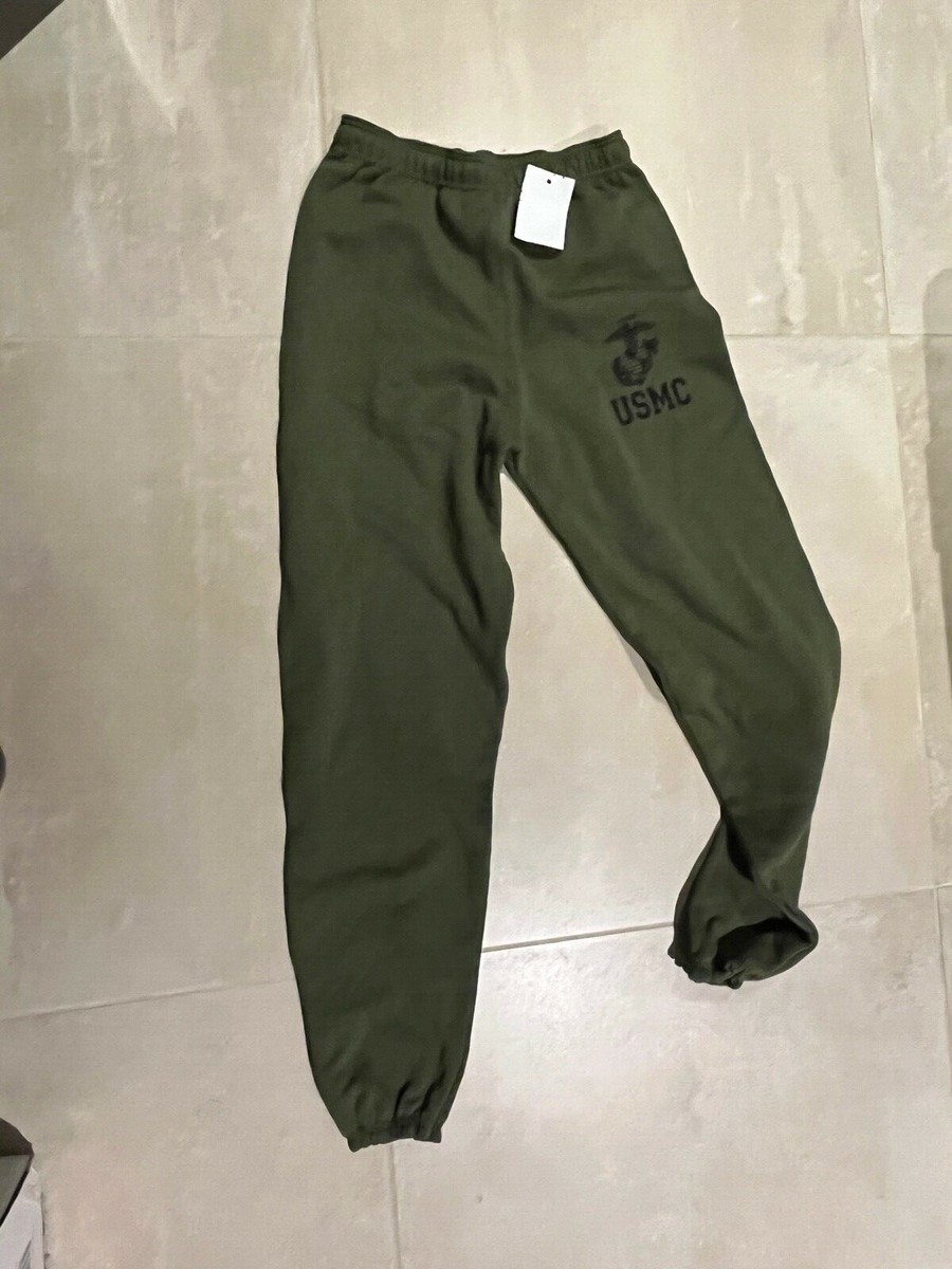 usmc,sweat pants, pt,new old stock,50%/50%,issue, small,nsn usmc,sweat pants, pt,new old stock,50%/50%,issue, small,nsn