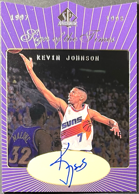 Kevin Johnson 1997-98 SP Authentic Sign Of The Times On Card Auto 
